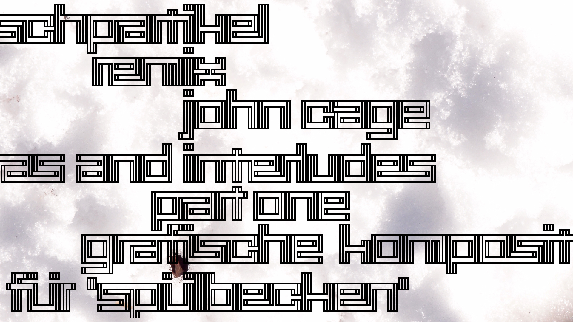 2021-01-30 Wasser in der Sp�le II, On-Off (Remix John Cage 'Sonatas & Interludes') (Komposition, Remix, Recording, Foto)